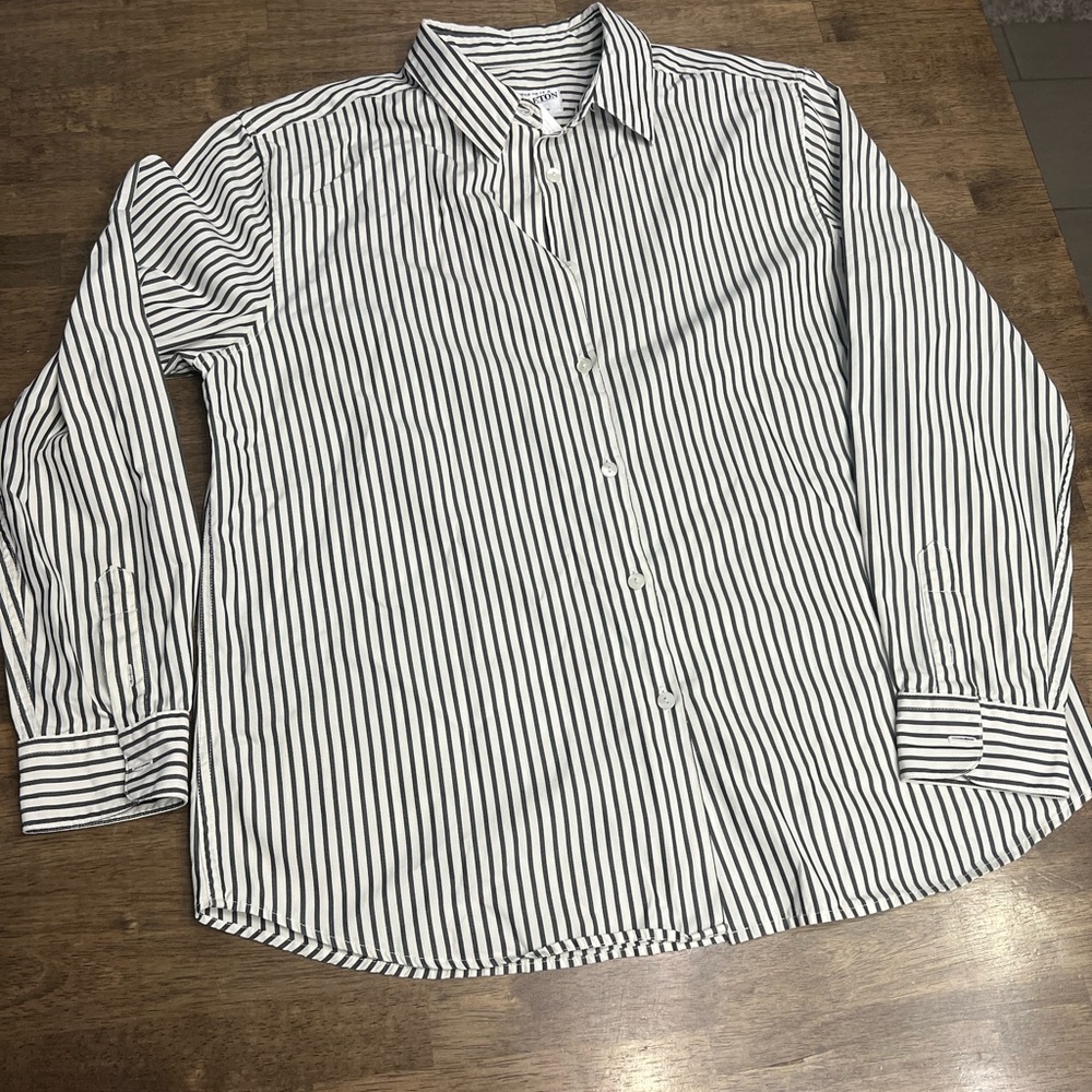 Pendleton Button Down With Stripes Size Large - image 1